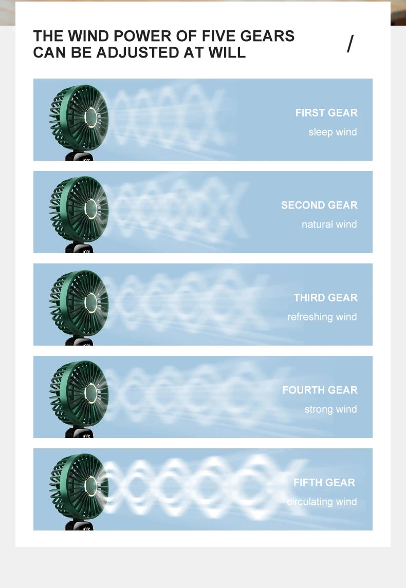 Mini Portable Handheld Fan