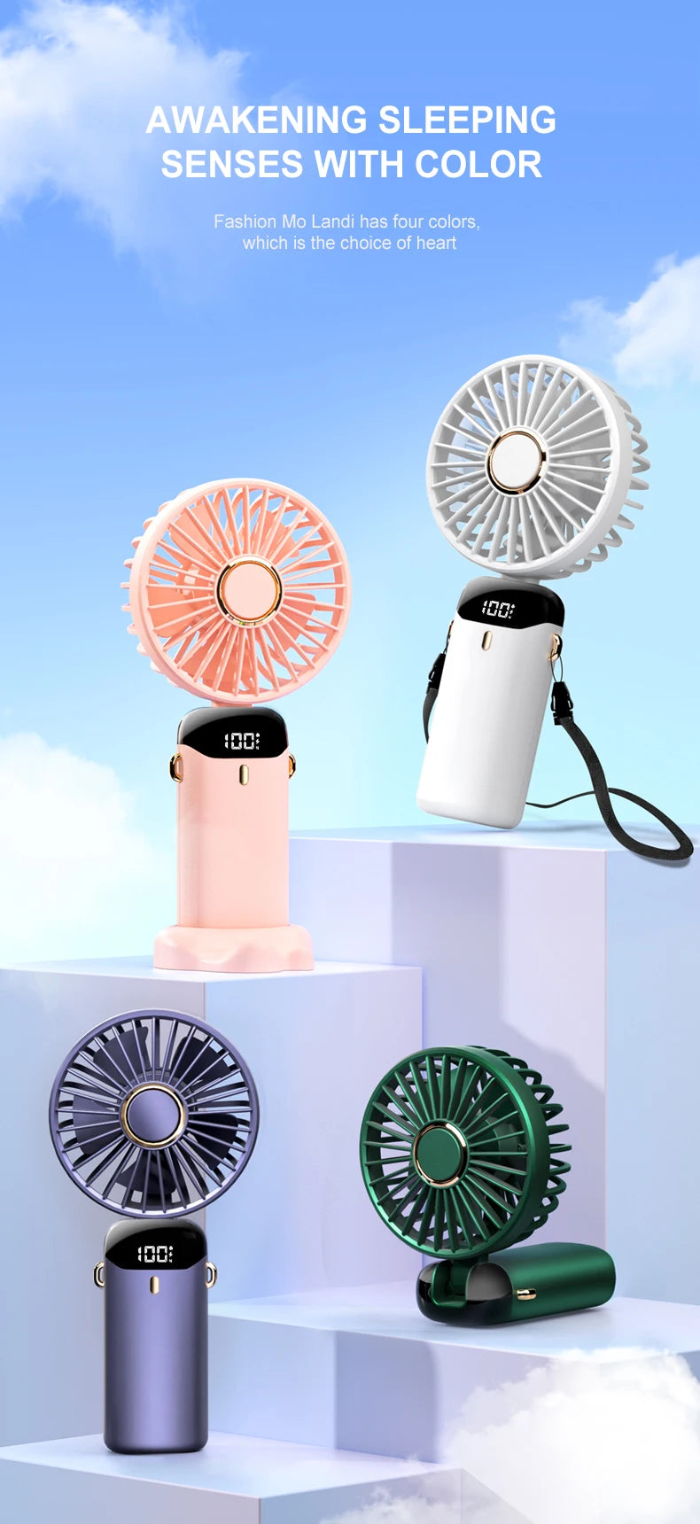 Mini Portable Handheld Fan