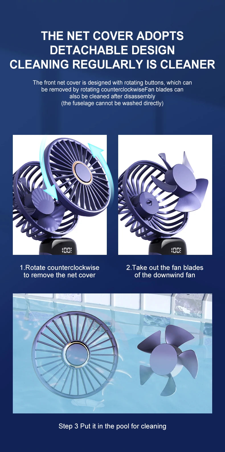Mini Portable Handheld Fan